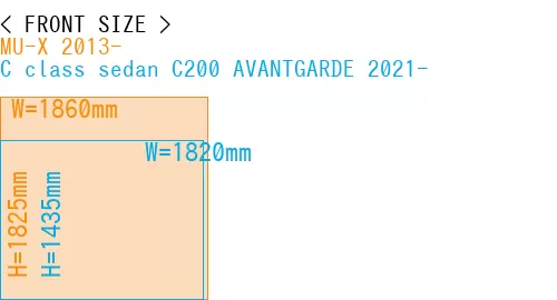 #MU-X 2013- + C class sedan C200 AVANTGARDE 2021-
